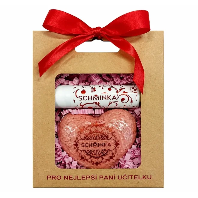 2-dielny Mini balíček Pre najlepšiu pani učiteľku - jahôdka