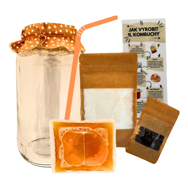 Startovací kombucha balíček - black