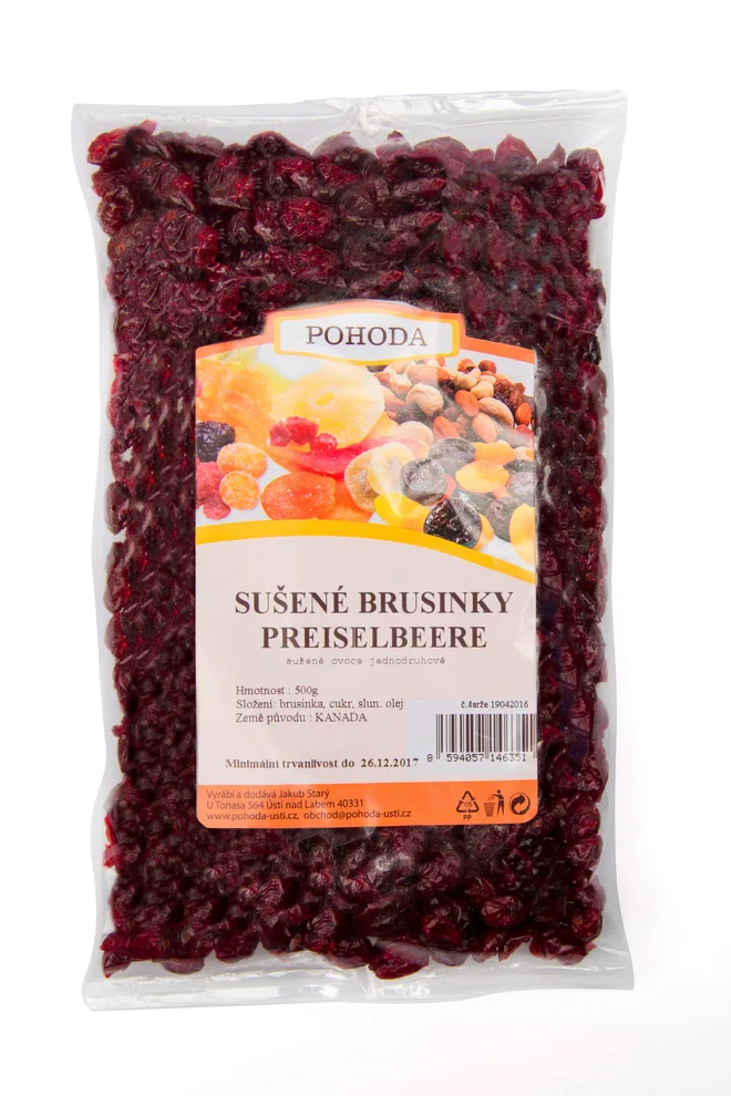 500 g Brusnice sladené