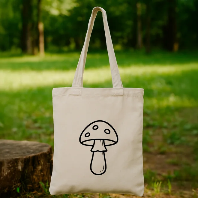 Plátěná taška s potiskem - Muchomůrka II