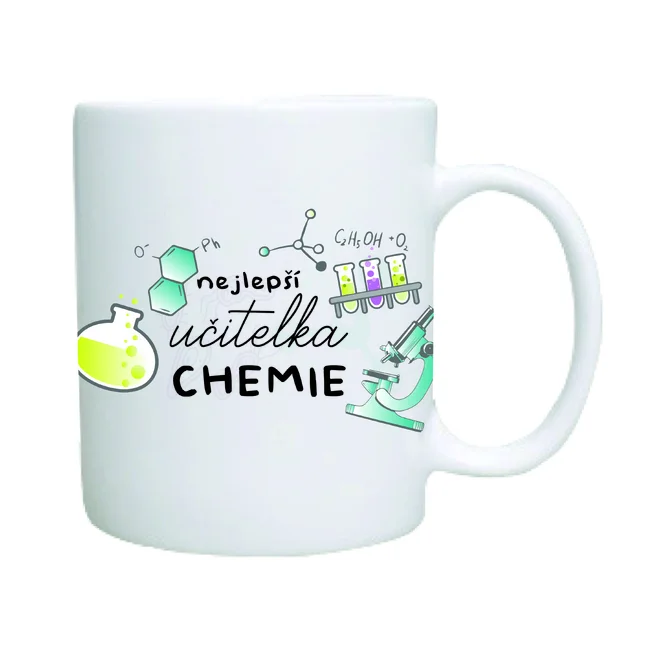 Hrnek pro učitelku chemie