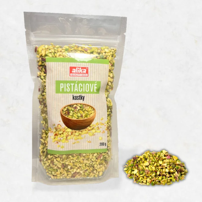 Pistáciové kostky pražené, 200 g