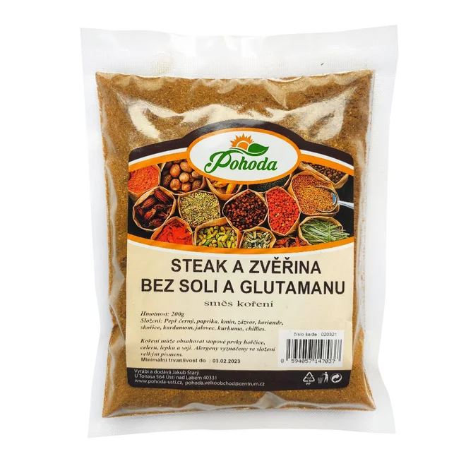 Steak a zvěřina, 200 g