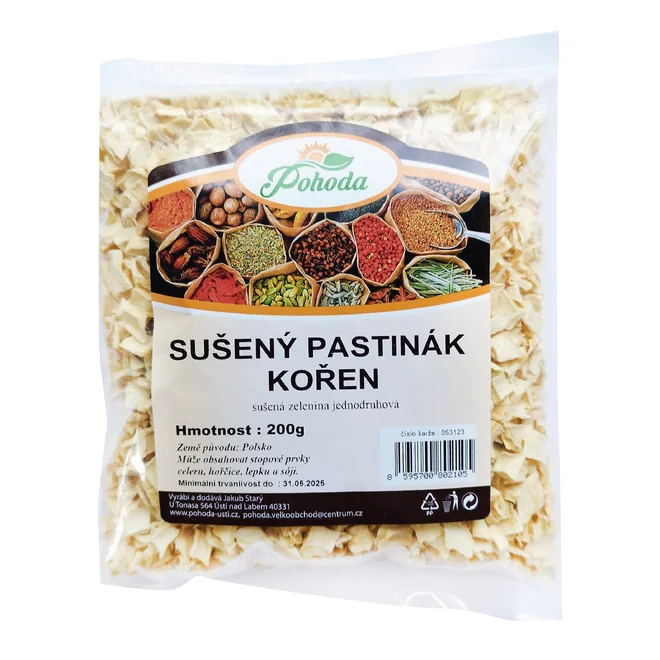 Pastinák sušený - kořen, 200 g