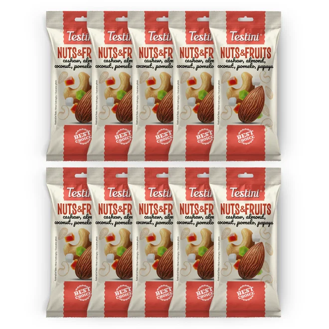 Box 10x Testini Nuts and Fruits