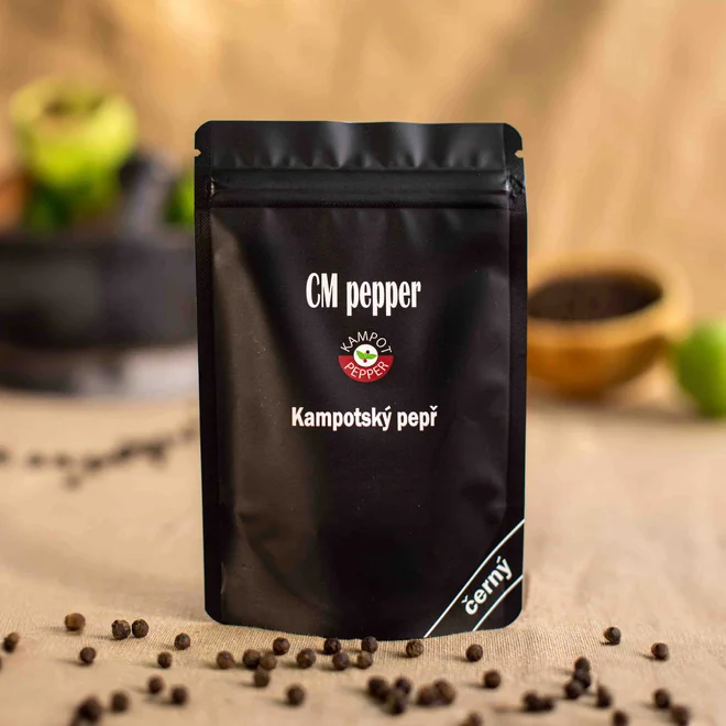 Kampotský pepř – černý
