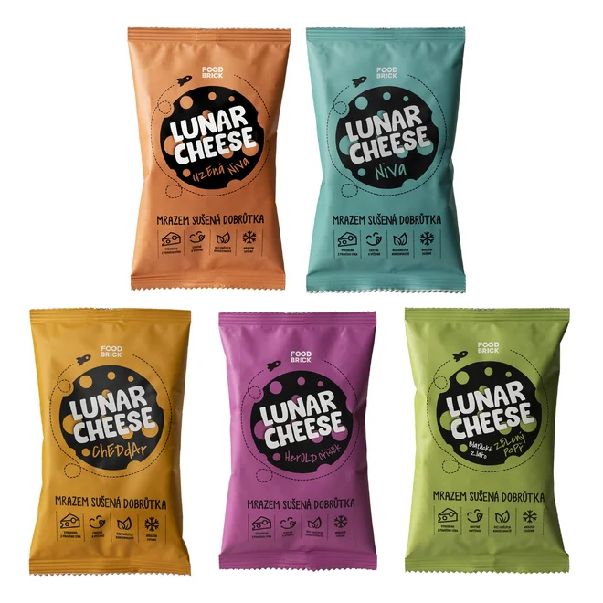 5 x 25 g Lunar Cheese (MIX)