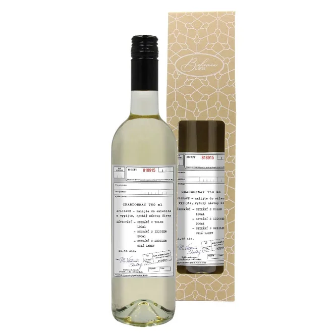 0,75 l Biele víno „Recept“ (Chardonnay)