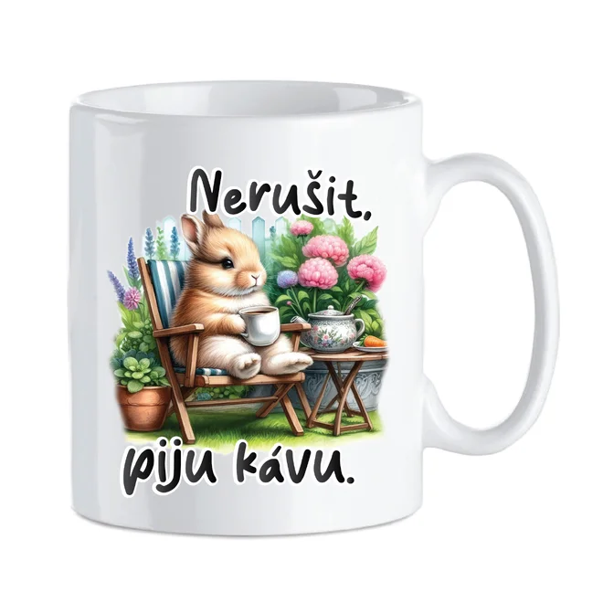 Nerušit, piju kávu! - Králíček