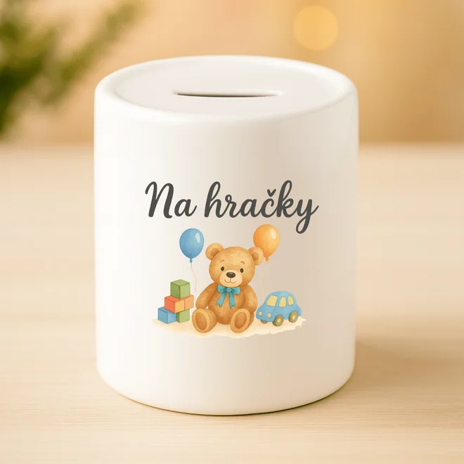 Keramická pokladnička - Na hračky