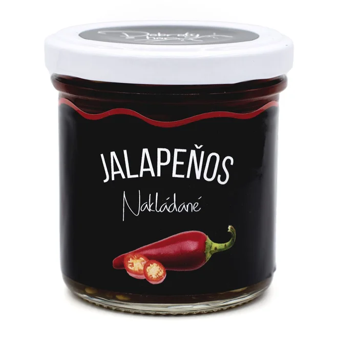 Nakladané jalapeños papričky (červené)