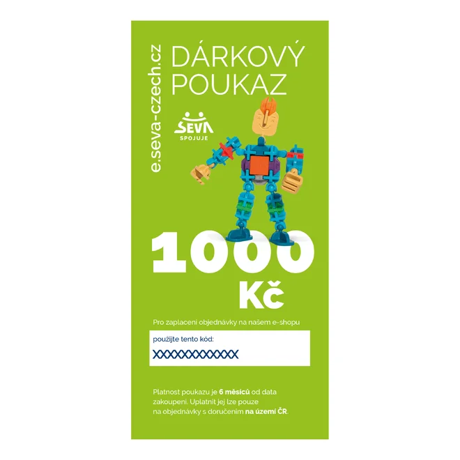 Voucher v hodnotě 1000 Kč