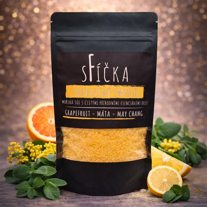 500 g Morská soľ s esenciálnymi olejmi