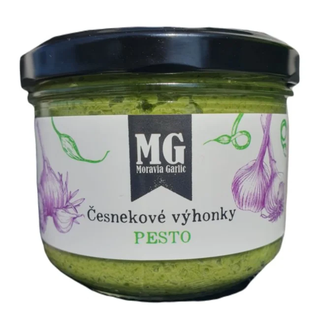 Česnekové výhonky - pesto, 250 g