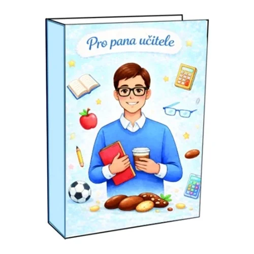 Mandle v čokoládě, 80 g - Dárková kniha "Pro pana učitele"