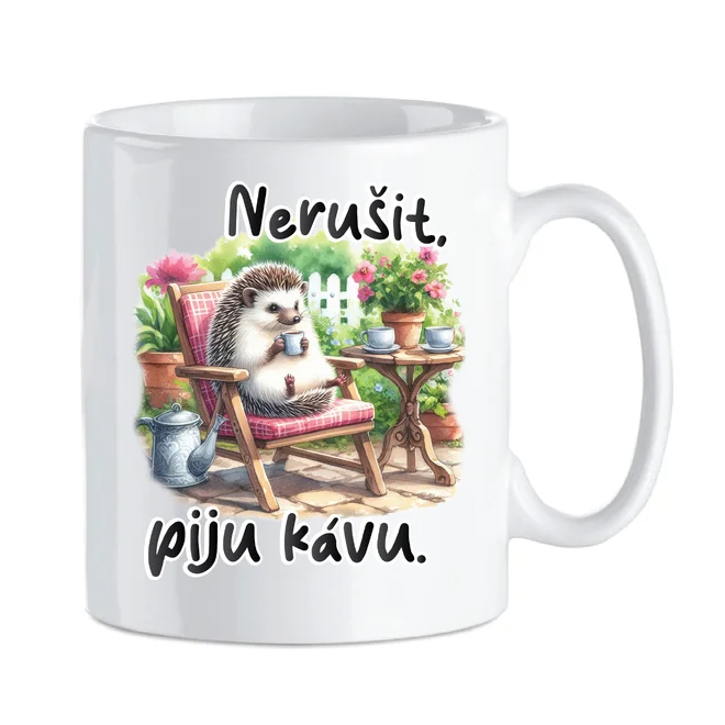 Nerušit, piju kávu! - Ježek