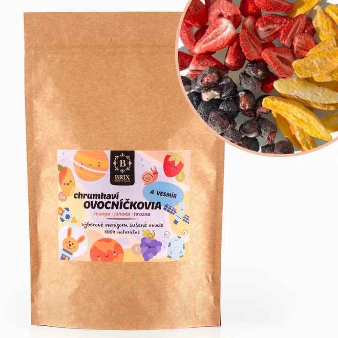 Ovocníčci a vesmír - mango, jahoda, hrozen