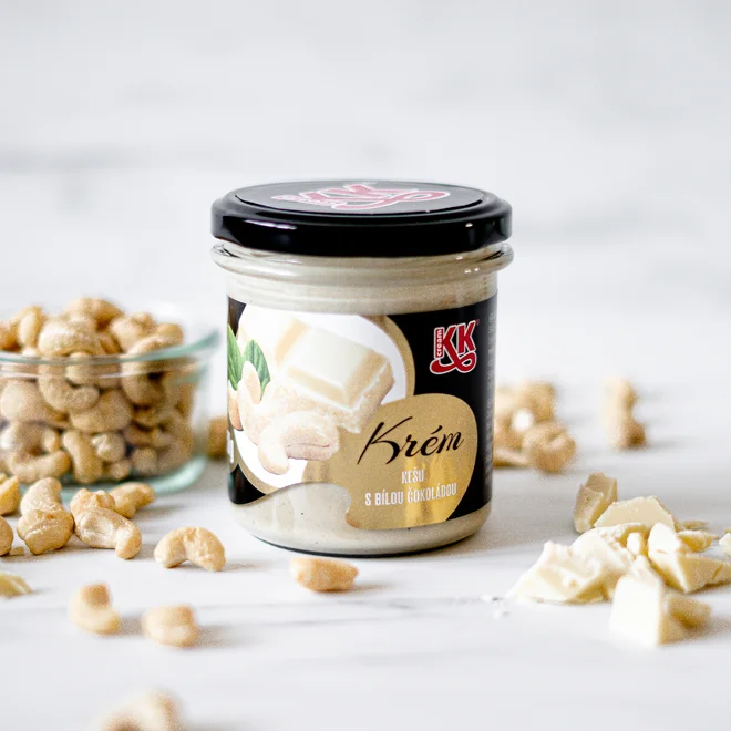 KK Kešu krém s bílou čokoládou, 350 g