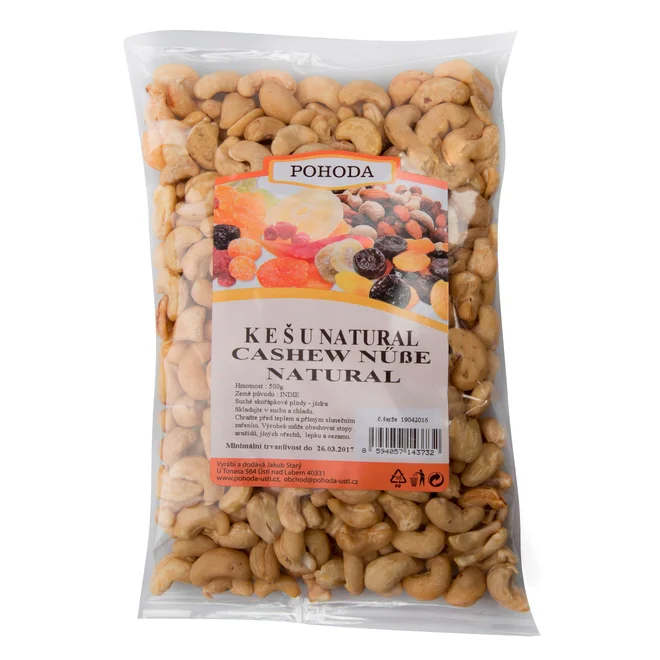 Kešu natural, 500 g
