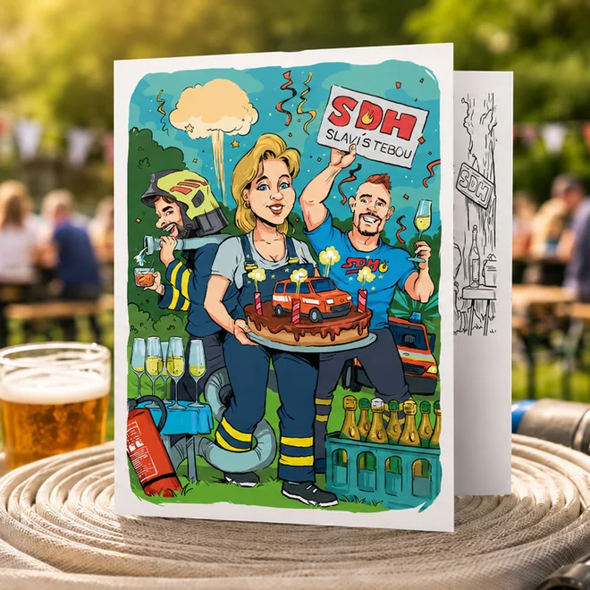 SKETCHart přání - SDH slaví s Tebou