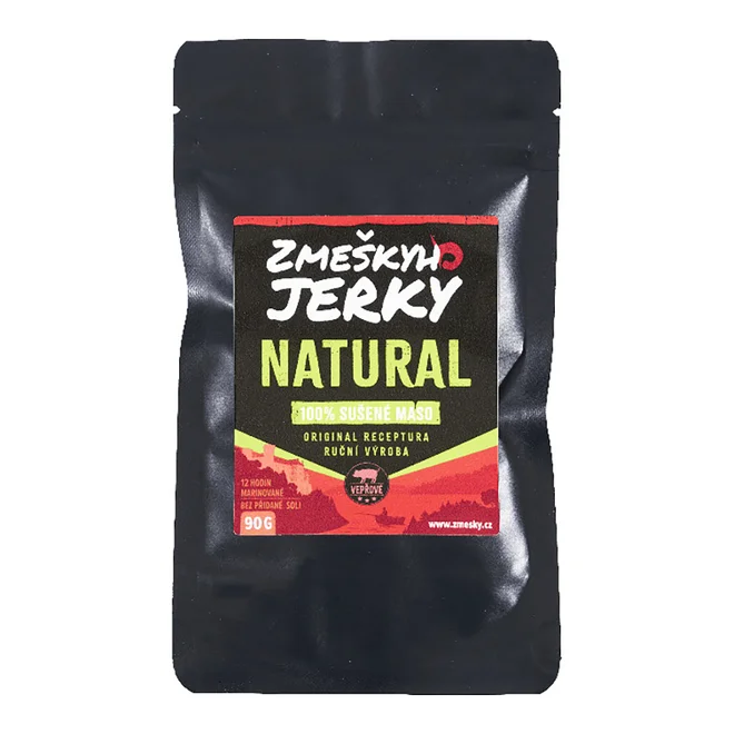 Sušené bravčové jerky mäso ručnej výroby (natural)