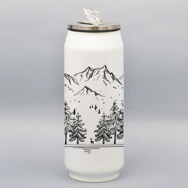 500 ml Turistická termoplechovka "Hory"