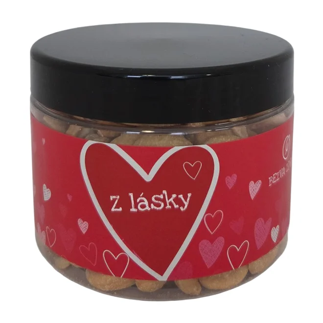 Dóza z lásky s kešu ořechy