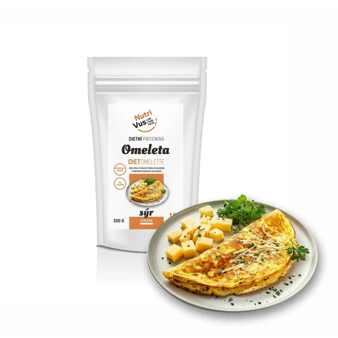 Proteinová omeleta - sýr
