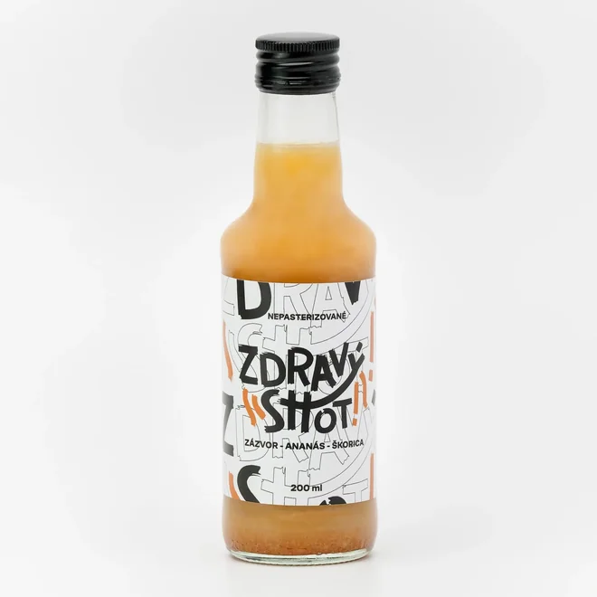 Zázvorový nápoj Ginger Shot "Ananás a škorica"