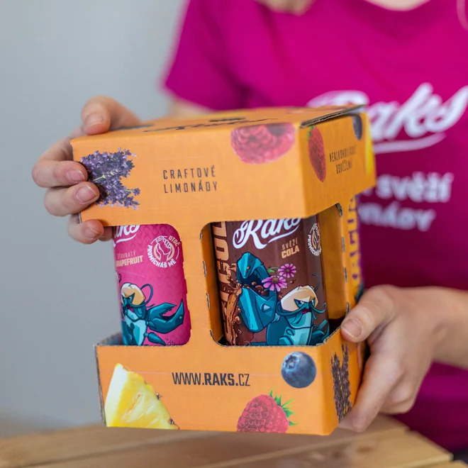 4 ks Darčeková odnoska remeselných limonád (KLASIKA)