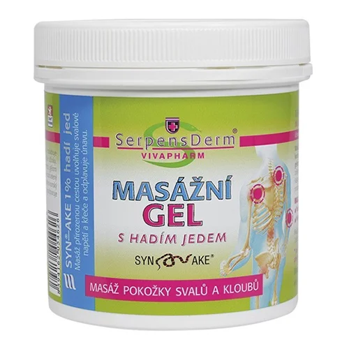 Masážní gel s hadím jedem SerpensDerm