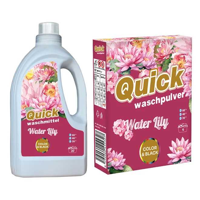 QUICK Prací gel + QUICK prací prášek