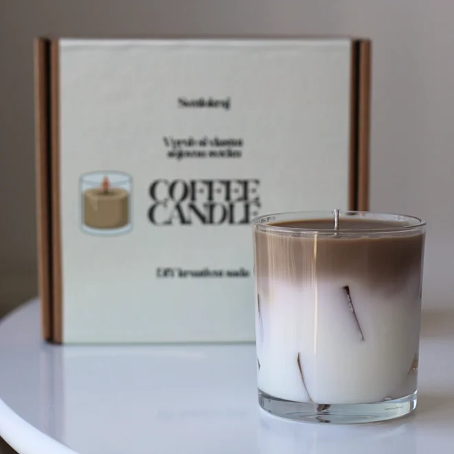 Kreatívna sada na výrobu sviečky "Coffee Candle" (malá)