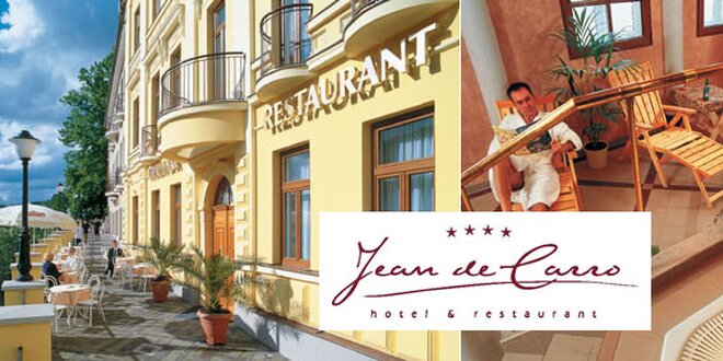 Romantický víkend pro dva v luxusním wellness hotelu Jean de Carro **** v…