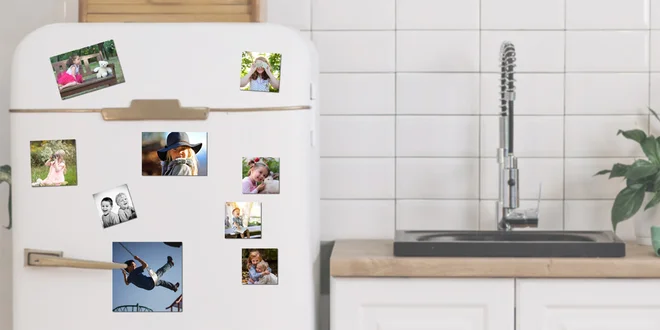 Sada 5 fotomagnetek: výběr z různých velikostí