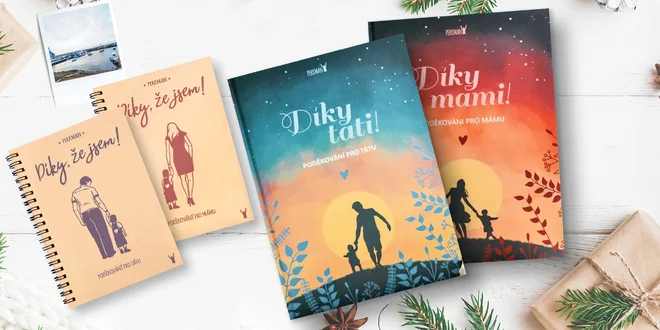 Kniha, kterou sami dotvoříte: osobitý dárek pro rodiče