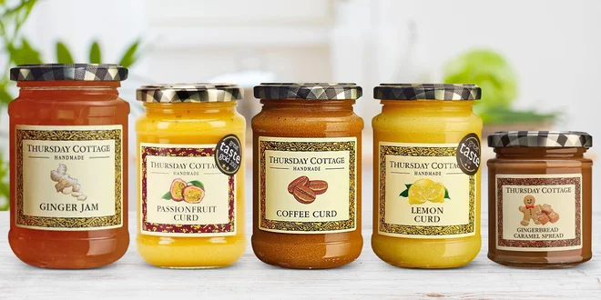 Ovocné krémy: citron, káva, zázvor, karamel