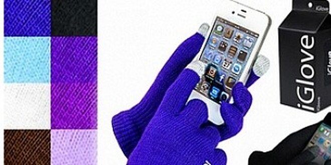 iGloves – rukavice pro dotykové displeje v růžové a černé barvě