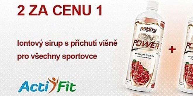 2x Iontový sirup s příchutí višně pro všechny sportovce