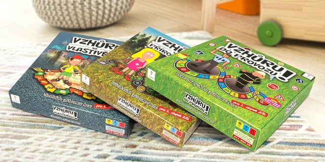 Zábavné a vzdělávací deskové hry pro 2–6 hráčů