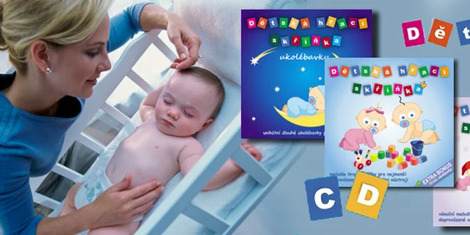 3 CD s hudbou detská hracia skrinka - špeciálna vianočná akcia