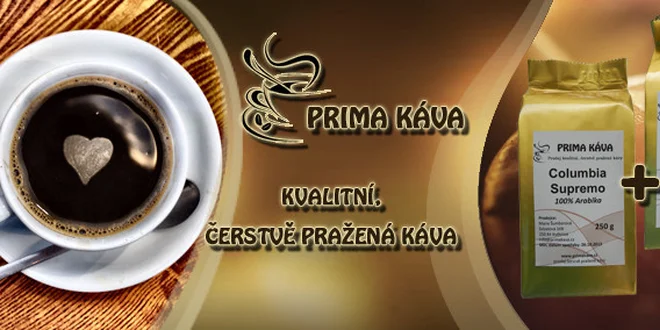Čerstvě pražená jihoamerická káva 250g + 250g