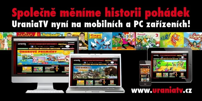 Pohádky online. Zlevněné předplatné pro UraniaTV