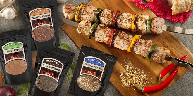 Směsi grilovacího koření: BBQ, steaky i Mexico