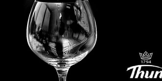 Sada šesti skleniček Karlovarského výrobce porcelánu Thun