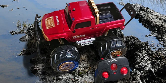 Obojživelný model offroadu na dálkové ovládání
