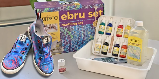 Set Ebru Art pro malování na vodní hladině