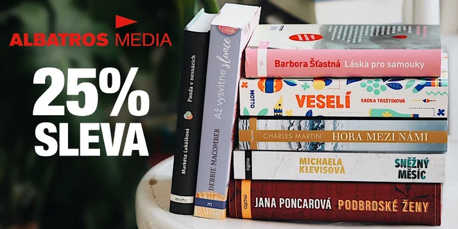 25% sleva do e-shopu Albatros a doprava zdarma