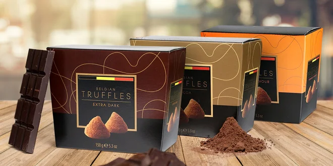 Originální čokoládové truffles v několika příchutích