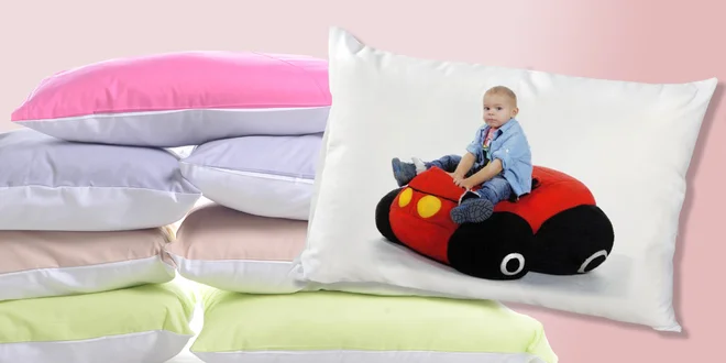 Povlak nebo polštář s vlastní fotografií, 100% bavlna